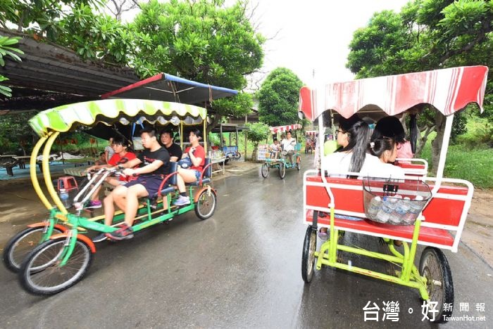 鄭市長表示，新屋的自行車輛有16,000輛，歡迎大家來海邊體驗客庄農村及新屋綠色隧道的風情。