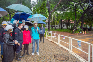 鄭市長前往公園各區視察