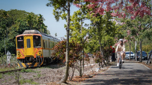 卦山三鐵線沿途風景美麗，值得賞花騎車一日遊。（參山管理處提供）