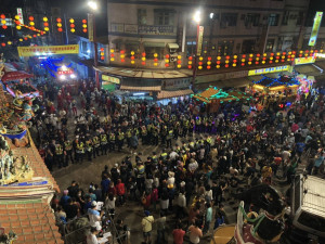 大甲媽祖鑾轎新港遶境，民雄警已做好萬全準備/民雄警分局提供