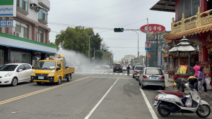 雲林縣4/15新增3本土例，縣府針對確診者足跡進行全面清消／雲林縣府提供