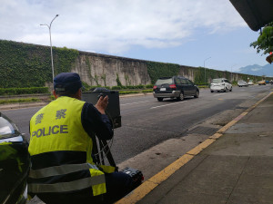 防制交通事故　大同警強化測速取締