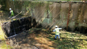 北市土石流防颱整備完成　沉砂池清整備戰