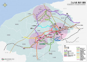 桃園捷運路網2.0 ，交通部同意備查