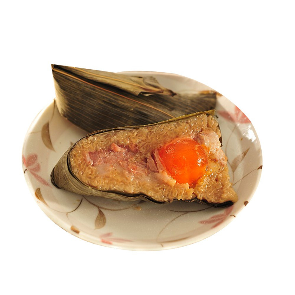 「南門市場立家」人氣蛋黃鮮肉粽。
