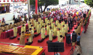 台南學甲慈濟宮雲謁祖祭典現場。（圖／太陽星網路科技公司提供）