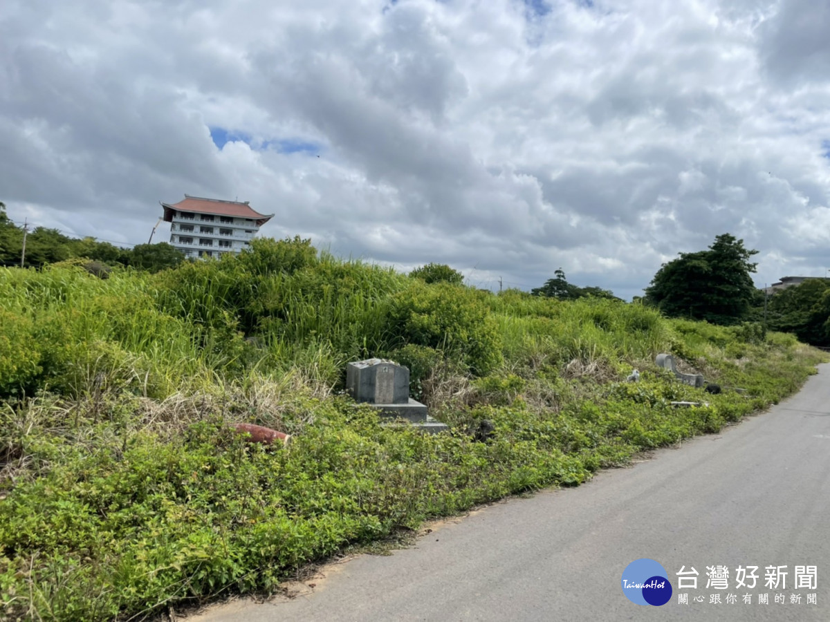 台中神岡第三公墓禁葬近40年，卻未進行環境改善，致雜草叢生，影響市容。