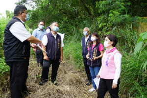 立委楊瓊瓔邀集相關單會會勘后里區中科北邊林地。