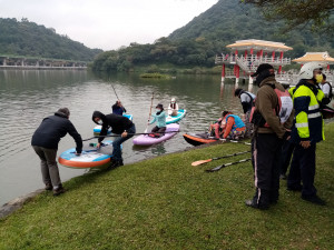 大湖公園非開放水域活動區　違規即開罰（圖／北市公園處提供）