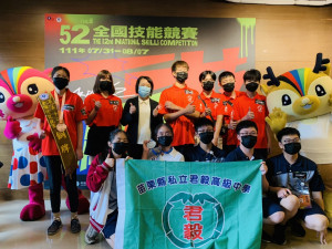 桃竹苗分署培訓13位青少年組選手，獲全國技能競賽3銅5優勝的佳績。