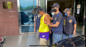 外獄監所脫逃男子遭通緝，龍潭警迅速緝獲歸案。