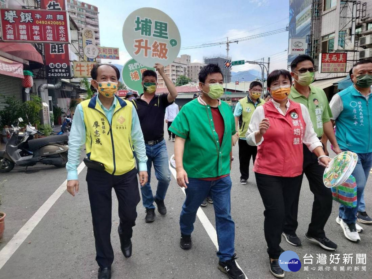 蔡培慧南投掃街　陳時中指派發言人莊瑞雄南下輔選 台灣好新聞 第2張