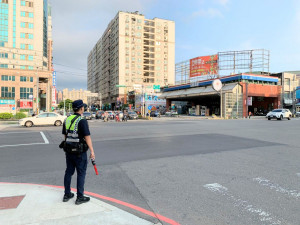 國際自由車環台賽，平鎮警分局規畫縝密交維計畫實施管制。