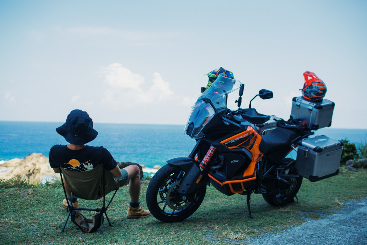 騎重機從本島環到外島　熱血Youtuber用二輪分享蘭嶼風情-指尖日報