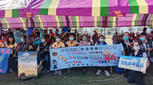 結合「運動愛台灣」活動，北港警走入社區宣導/北港警分局提供