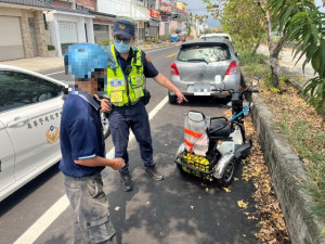 十分鐘找到三輪車。林重鎣