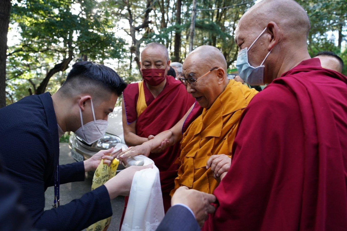 達賴喇嘛睽違兩年再見台灣人　開示後疫情時代的幸福秘方-指尖日報
