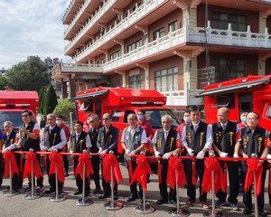 財團法人新北市竹林山觀音寺寺廟重建入火安座十週年舉辦慶典。