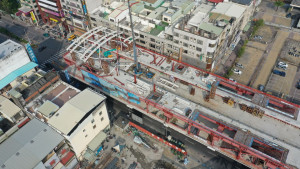 ▲岡山路竹延伸線第一階段土建工程截至今進度已達82.92%。（圖／記者 許高祥 翻攝）