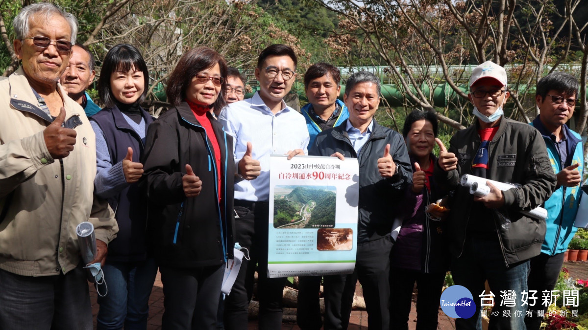 立委江啟臣力促白冷圳申請台灣世界遺產潛力點。