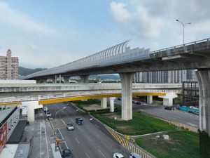 潭子環中東路跨橋獲中央補助　綠空廊道騎乘鐵馬更順暢