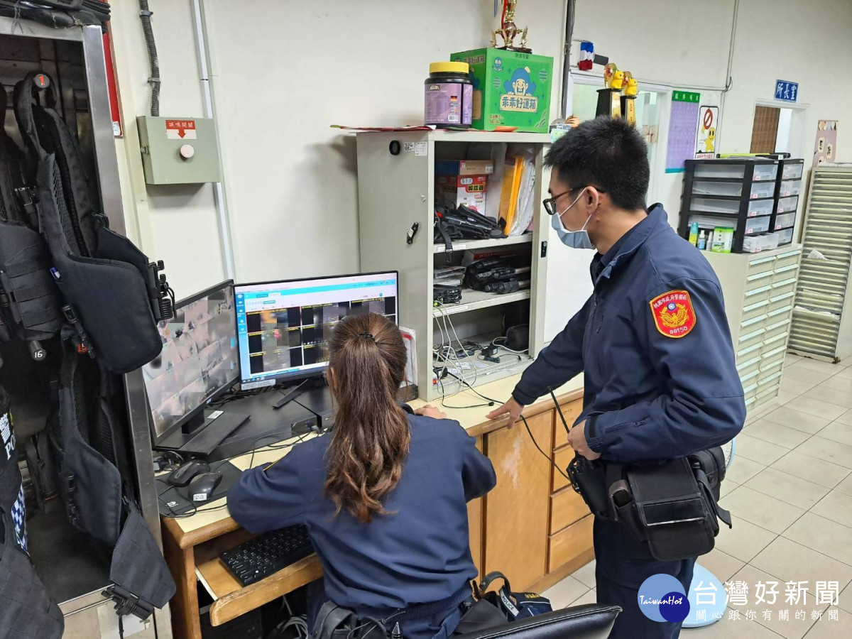 男子凌晨離家失去音訊，大園警調監視器迅速尋獲。