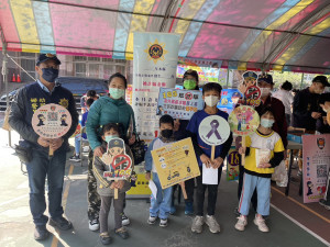 南陽國小124週年校慶，北港警前進校園設攤/北港警分局提供