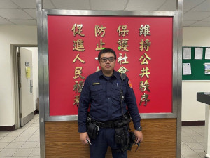 台北捷運警察隊第四分隊警員潘世諺（圖／台北市府警察局捷運警察隊提供）