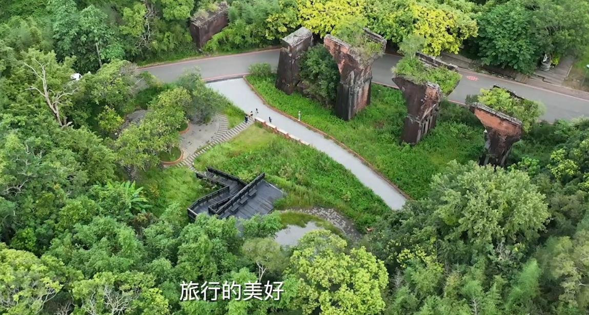 台灣作品《嚮往》獲得第五屆海峽兩岸無人機航拍創作大賽評審推薦作品，上為作品中截圖畫面。