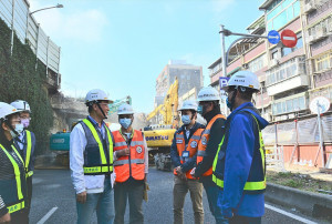 台北市副市長李四川（中左1）（圖／台北市府工務局新建工程處）