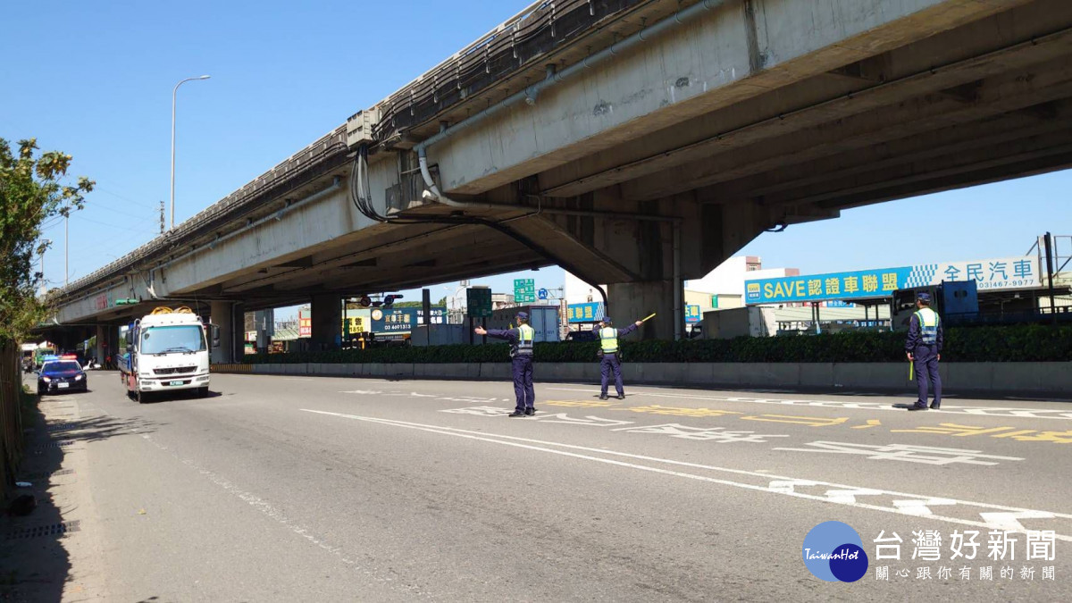 國際自由車環台賽，平鎮警分局規畫縝密交維計畫實施管制。