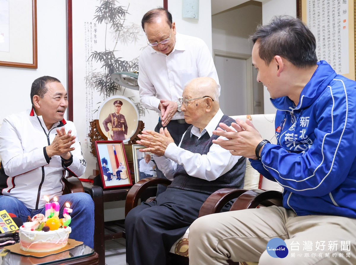 許歷農將軍105歲生日　侯友宜祝福感謝一生守護中華民國