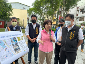 立委楊瓊瓔及臺中市議員吳呈賢爭取台中市大雅區施作雨水下水道。