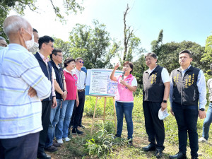 立委楊瓊瓔、市議員羅永珍、吳呈賢爭取3450萬元治水預算，辦理新興路截流改善工程及側溝改善。