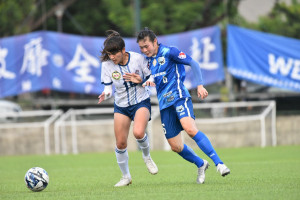 「台中藍鯨」對戰「桃園戰神」，終場以2比1獲勝。