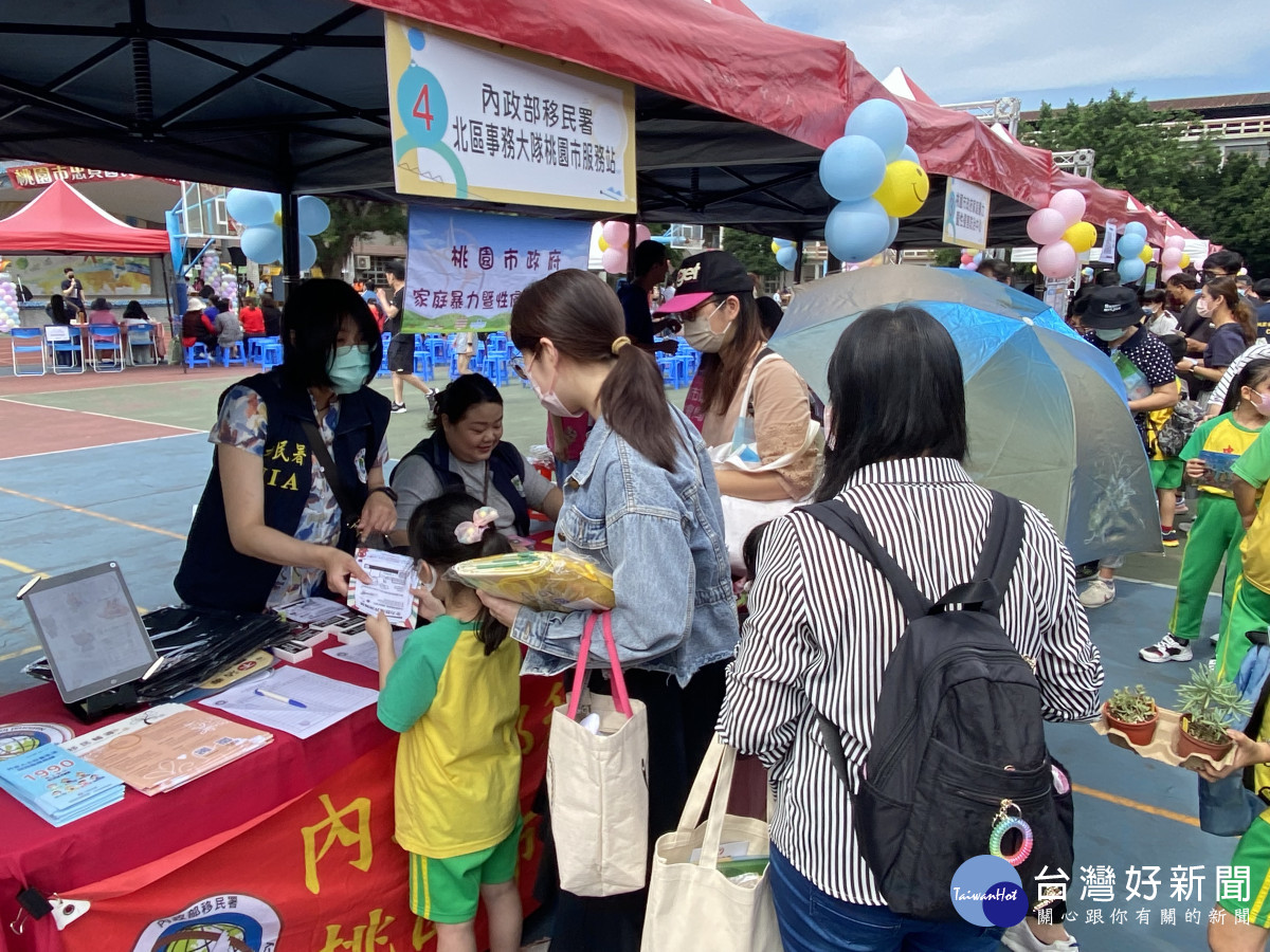 移民署桃園市服務站宣導112年新住民子女多元文化在地創生培育營