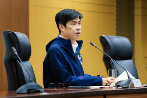 ▲高市犯罪發生數較去年下降，陳其邁在市政會議上感謝警察同仁付出貢獻。（圖／記者 許高祥 翻攝）