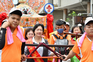 社頭枋橋頭七十二庄迓媽祖起駕。圖／彰化縣政府提供