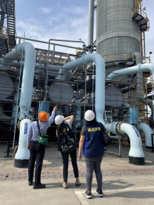 ▲高市環保局稽查中油林園丙烯製程。（圖／記者 許高祥 翻攝）