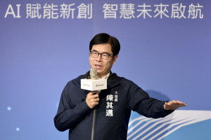 ▲「亞灣雲平台微軟新創加速器」正式啟動，陳其邁表示要給產業最完整的支持！（圖／記者 許高祥 翻攝）