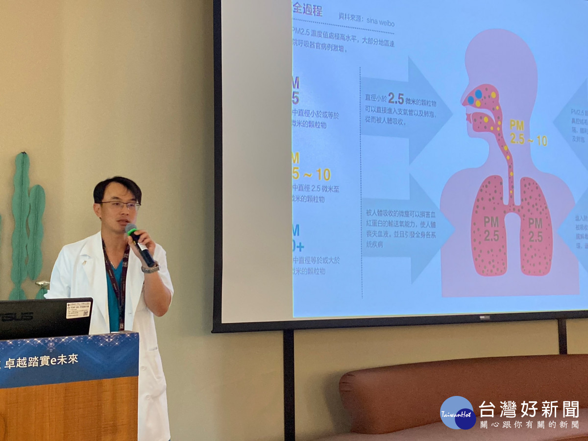 中台灣一年有1/3處於嚴重空污　彰化秀傳辦肺癌防治宣導