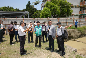 臺中市清水區建國國小校舍工程開挖後，發現中社遺址文物。