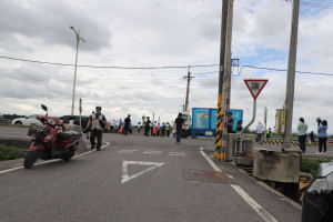 雲153線道路交通流量大，交會路口多，車禍事故頻傳 ／雲林縣政府提供