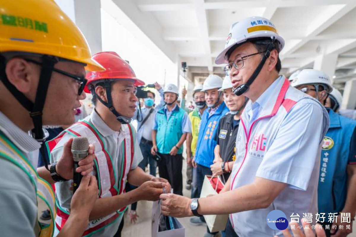 市長關懷移工朋友。