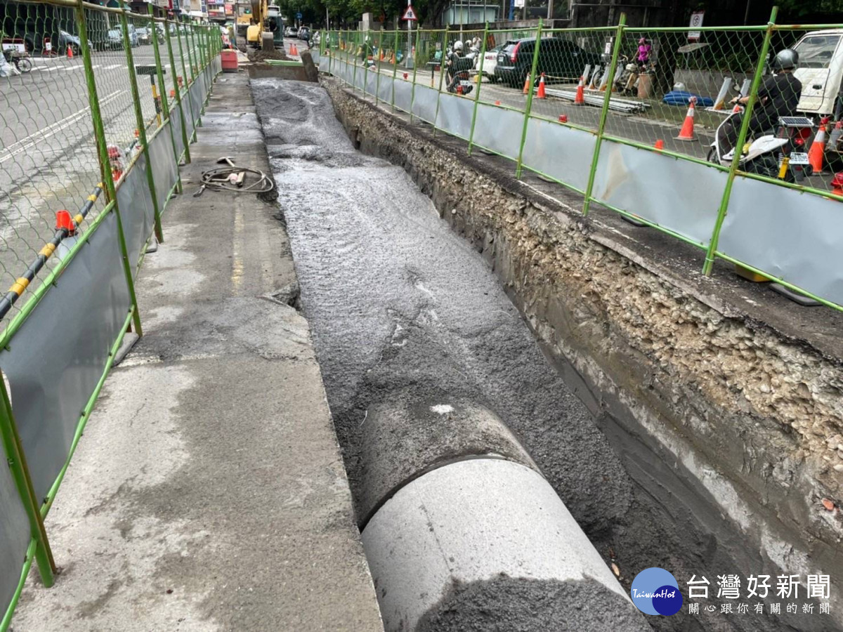 美村南路雨水下水道工程今年2月完工