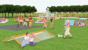 夏日大噴草地舞台