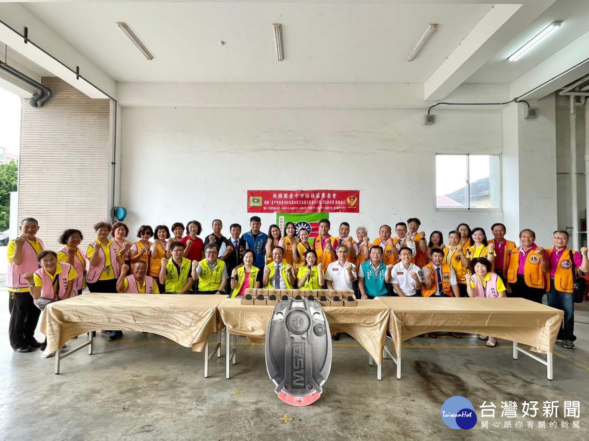 民力無窮，消防局感謝救國團臺中市梧棲區團委會對於消防工作的支持與肯定。