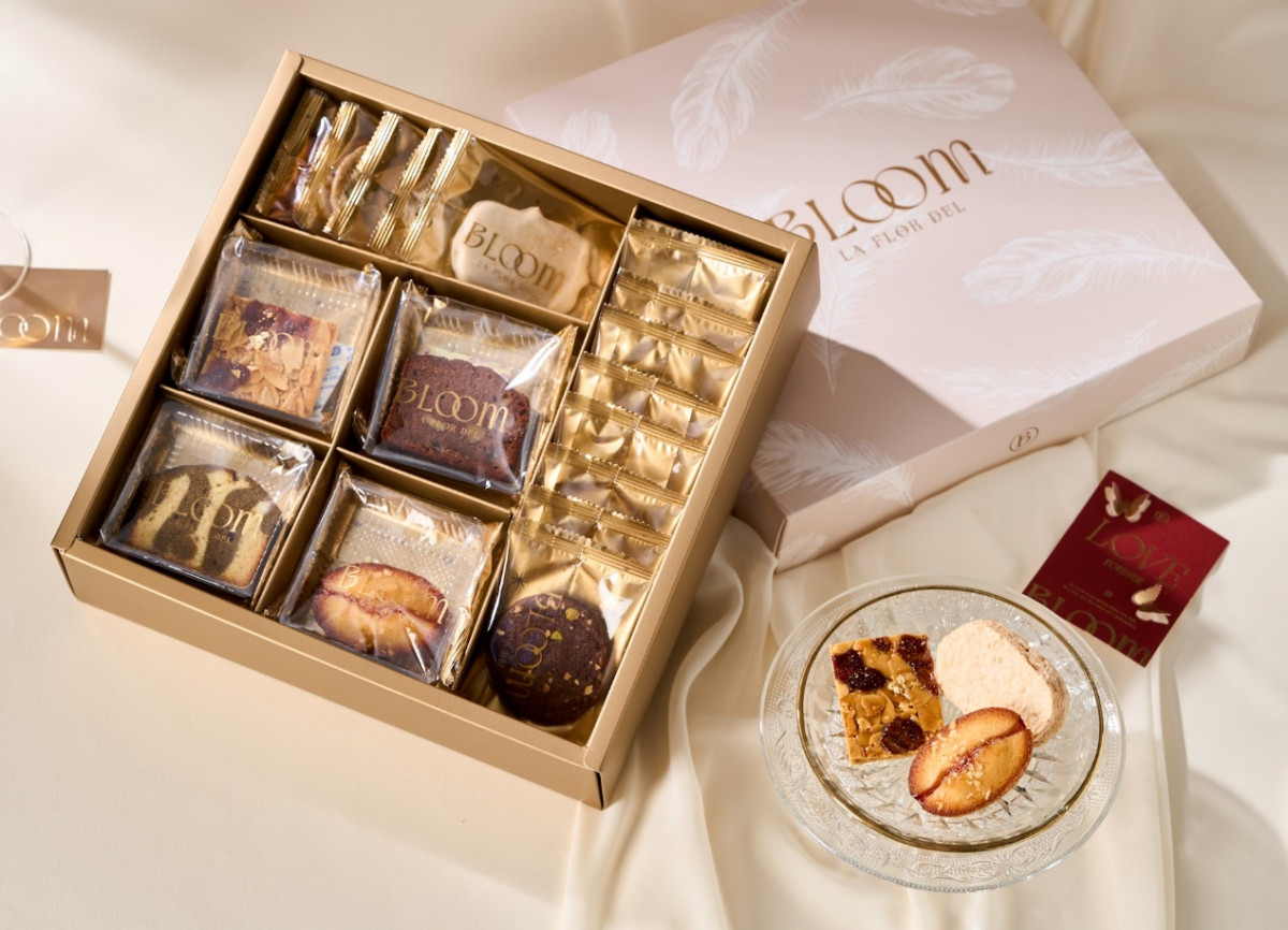 Bloom wedding推出邱比特之羽中秋禮盒，用風味多變的法式甜點擄獲人心。（圖／業者提供）