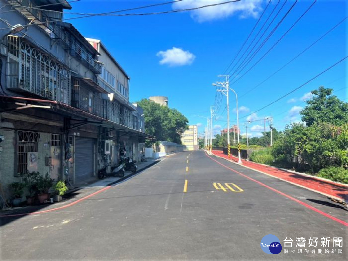 八德忠義街道路瓶頸打通完工通車。