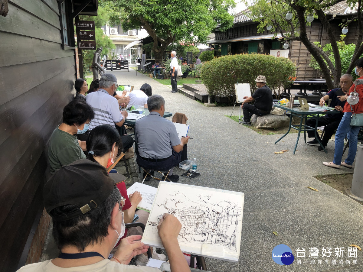 文化氣息滿溢　松園速寫第二場在蕭如松園區展開